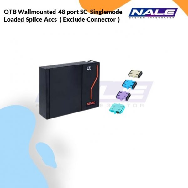 OTB Wallmounted 48 port SC  Singlemode Loaded Splice Accs  ( Exclude Connector ) (NVL-OTB-WM-48/48-SM-SC-T)
